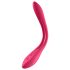 Satisfyer Elastic Joy - akumulatorski, fleksibilni parni vibrator (crveni)
