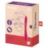 Satisfyer Elastic Joy - akumulatorski, fleksibilni parni vibrator (crveni)