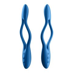   Satisfyer Elastic Game - punjivi, fleksibilni vibrator za par (plavi)