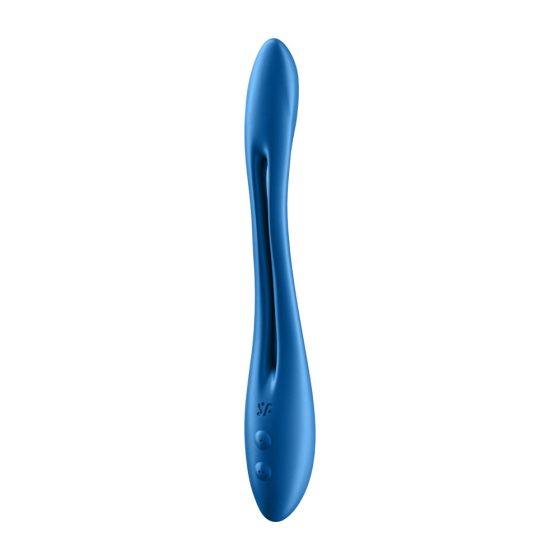 Satisfyer Elastic Game - punjivi, fleksibilni vibrator za par (plavi)