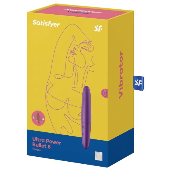 Satisfyer Ultra Power Bullet 6 - akumulatorski, vodootporni vibrator (ljubičasta)