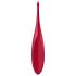Satisfyer Twirling Fun - punjivi, vodootporni vibrator za klitoris (crvena)