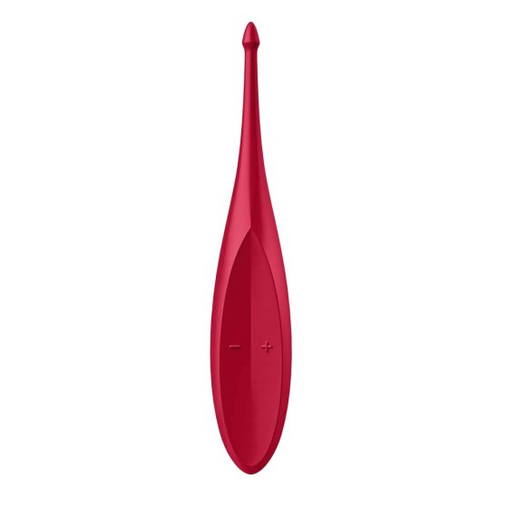 Satisfyer Twirling Fun - punjivi, vodootporni vibrator za klitoris (crveni)