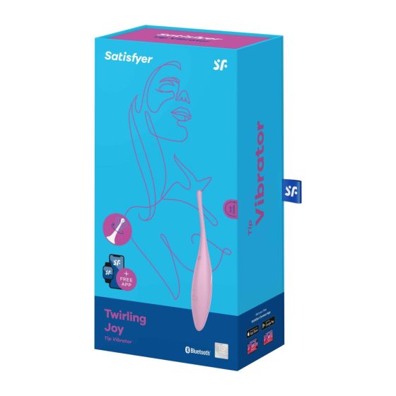 Satisfyer Twirling Joy - pametni, punjivi, vodootporni vibrator za klitoris (ružičasti)