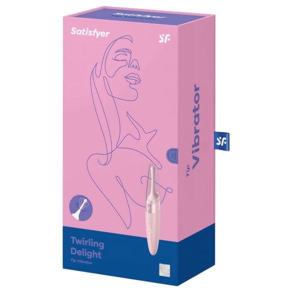 Satisfyer Twirling Delight - vodootporni klitoralni vibrator (roza)