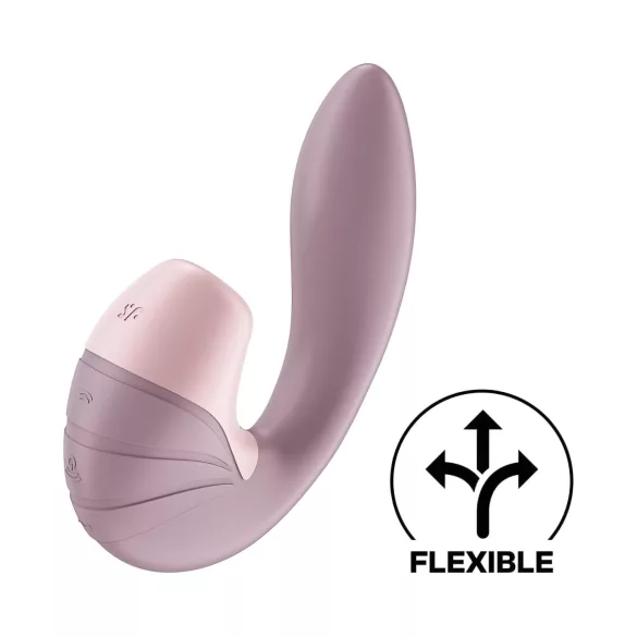 Satisfyer Supernova - vibrator 2u1 s pulsirajućim zrakom na baterije - rozi