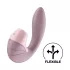 Satisfyer Supernova - vibrator 2u1 s pulsirajućim zrakom na baterije - rozi
