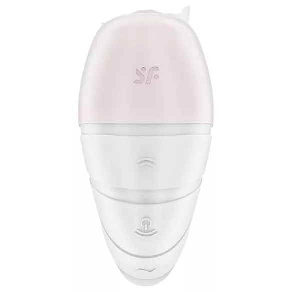Satisfyer Supernova - vibrator na baterije s funkcijom zračnog vala 2u1 - bijeli