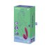 Satisfyer Sunray - punjivi, valoviti 2u1 vibrator (crveni)