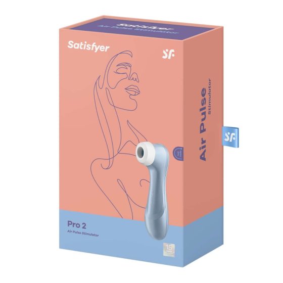 Satisfyer Pro 2 Gen2 - bežični stimulator klitorisa zračnim valovima (plavi)