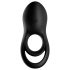 Satisfyer Legendary Duo - punjivi, vibrirajući penis prsten (crni)