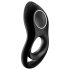Satisfyer Legendary Duo - punjivi, vibrirajući penis prsten (crni)
