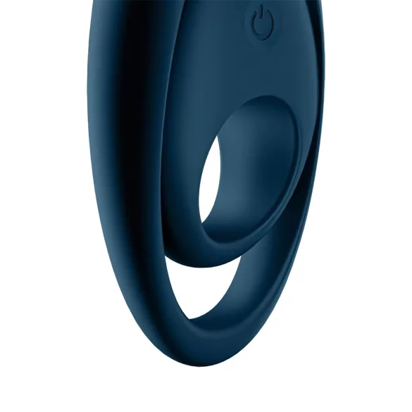 Satisfyer Glorious Duo - vibrirajući erekcijski prsten - plava