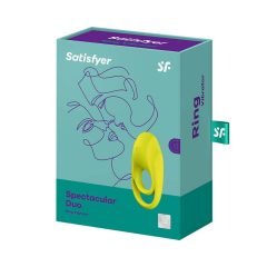   Satisfyer Spectacular - punjivi, vodootporni, vibrirajući prsten za penis (žuti)