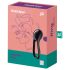 Satisfyer Majestic Duo - punjivi, vodootporni prsten za penis (crni)