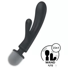   Satisfyer Triple Lover - G-točka masažer vibrator - srebrna