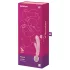 Satisfyer Triple Lover - vibrator za G točku i masažu - roza