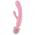Satisfyer Triple Lover - vibrator za G točku i masažu - roza