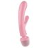Satisfyer Triple Lover - G-točka i masažni vibrator (ružičasti)