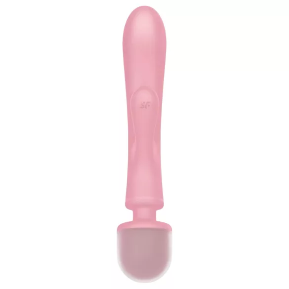 Satisfyer Triple Lover - vibrator za G točku i masažu - roza