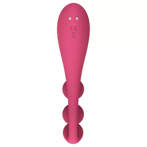 Satisfyer Tri Ball 1 - vibrator na punjenje - multifunkcionalni - crveni