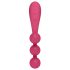 Satisfyer Tri Ball 1 - bežični, multifunkcionalni vibrator (crveni)