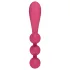 Satisfyer Tri Ball 1 - vibrator na punjenje - multifunkcionalni - crveni