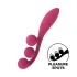 Satisfyer Tri Ball 1 - vibrator na punjenje - multifunkcionalni - crveni