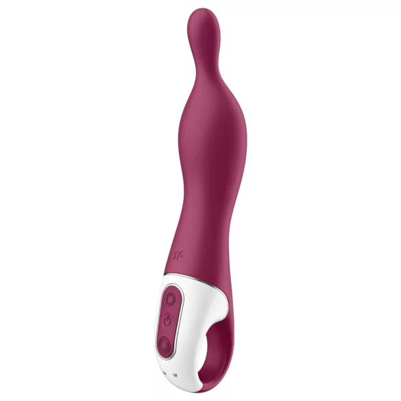 Satisfyer A-Mazing 1 - vibrator za A točku - punjivi - crveni