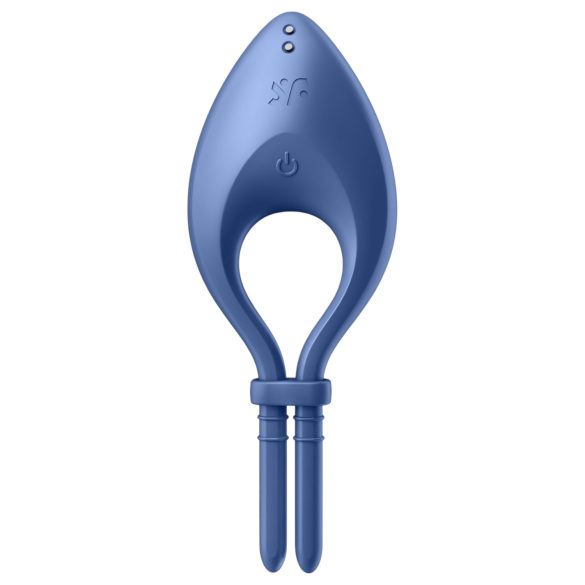Satisfyer Bullseye - pametni vibracijski prsten za penis (plavi)