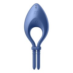   Satisfyer Bullseye - punjivi, pametni vibrirajući prsten za penis (kraljevsko plavi)