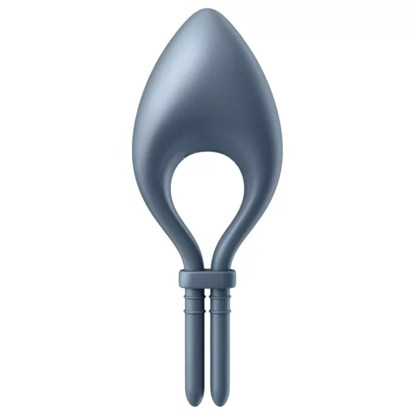 Satisfyer Bullseye - vibracijski prsten za penis - pametna kontrola - siva