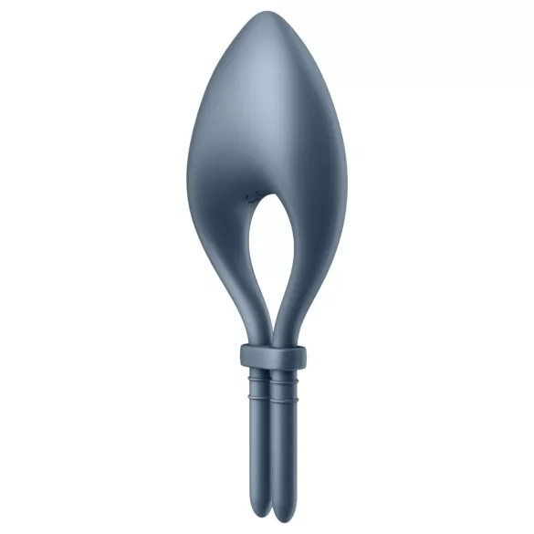 Satisfyer Bullseye - vibracijski prsten za penis - pametna kontrola - siva