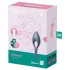 Satisfyer Bullseye - vibracijski prsten za penis - pametna kontrola - siva