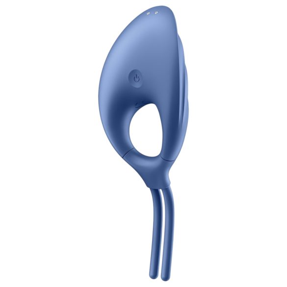 Satisfyer Swordsman - punjivi vibrirajući prsten za penis (plavi)