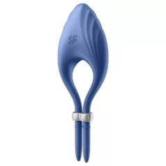   Satisfyer Duelist - vibrirajući prsten za penis na punjivu bateriju (plavi)