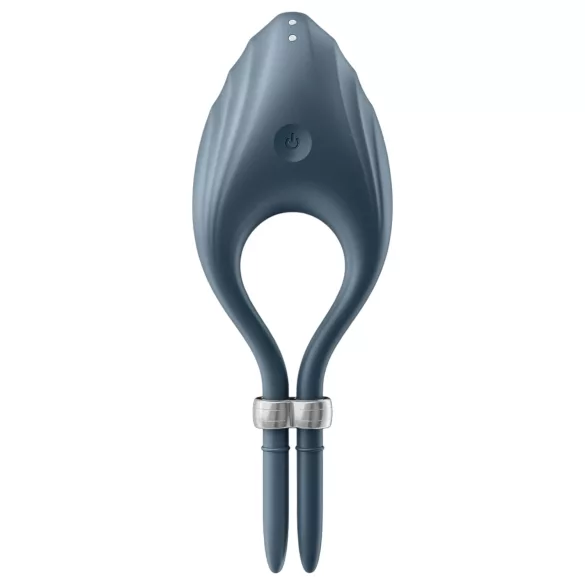 Satisfyer Duelist - vibrirajući prsten za penis na punjenje - sivi