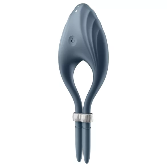 Satisfyer Duelist - vibrirajući prsten za penis na punjenje - sivi