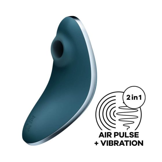 Satisfyer Vulva Lover 1 - bežični vibrator za klitor sa zračnim valovima (plavi)