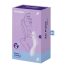 Satisfyer Curvy Trinity 2 - valoviti 2u1 vibrator (ljubičasti)