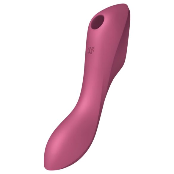 Satisfyer Curvy Trinity 3 - zračni 2u1 vibrator (crveni)