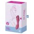 Satisfyer Curvy Trinity 3 - zračni 2u1 vibrator (crveni)