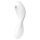 Satisfyer Curvy Trinity 5+ - pametan 2u1 vibrator (bijeli)