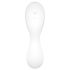 Satisfyer Curvy Trinity 5+ - pametan 2u1 vibrator (bijeli)