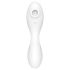 Satisfyer Curvy Trinity 5+ - pametan 2u1 vibrator (bijeli)