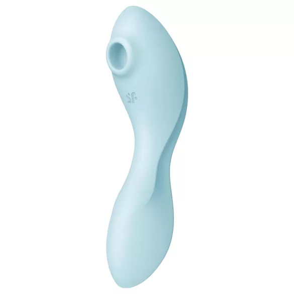 Satisfyer Curvy Trinity 5+ - vibrator 2u1 s aplikacijom - plavi