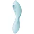 Satisfyer Curvy Trinity 5+ - vibrator 2u1 s aplikacijom - plavi
