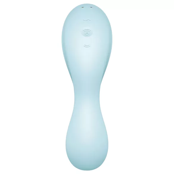 Satisfyer Curvy Trinity 5+ - vibrator 2u1 s aplikacijom - plavi