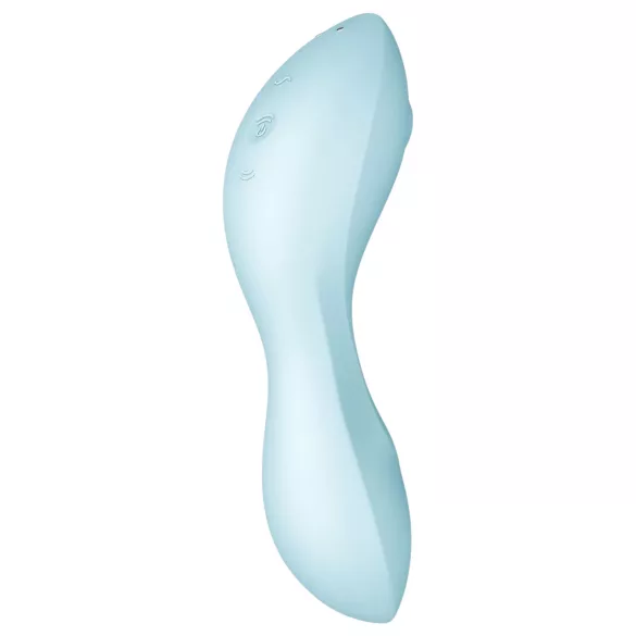 Satisfyer Curvy Trinity 5+ - vibrator 2u1 s aplikacijom - plavi