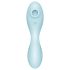 Satisfyer Curvy Trinity 5+ - pametni 2u1 vibrator (plavi)
